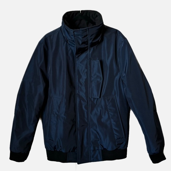 Marc New York Andrew Marc Navy Puffer Down Filled Jacket Men’s Small - Picture 2 of 16